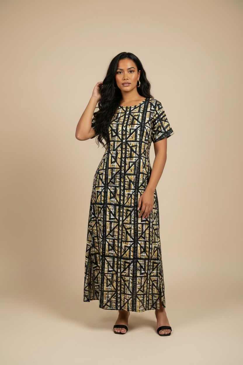 Robe noire tapa