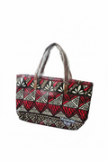 Sac a main rigide motif tapa