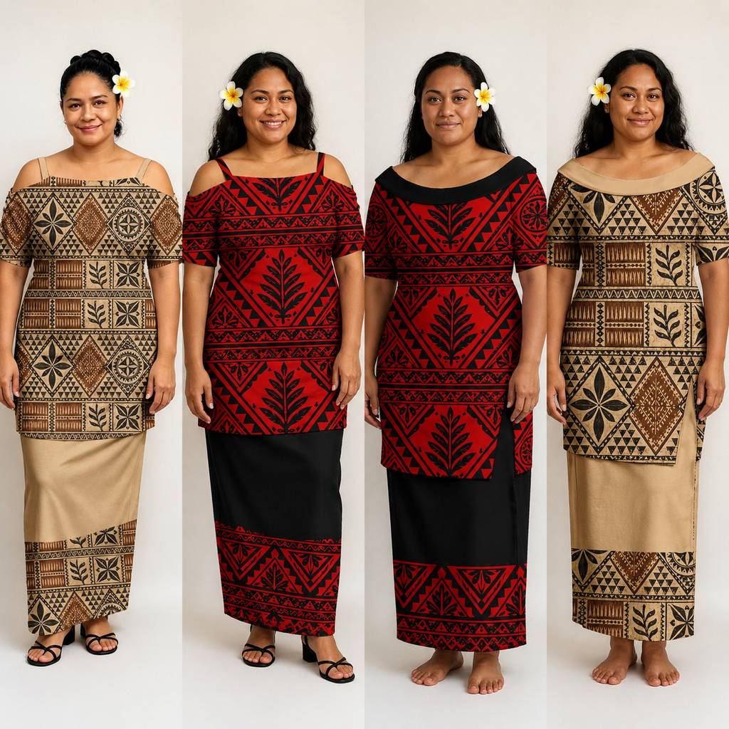 Haut et jupe tapa pour femme