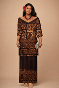 Ensemble haut + jupe tapa