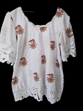 Haut blanc pour femme