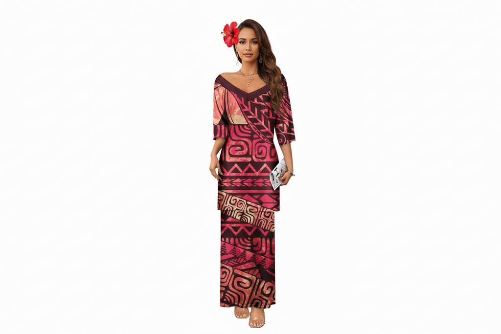 Ensemble rose & mauve