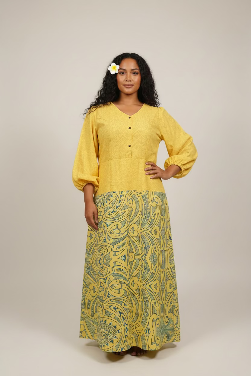 Robe jaune tapa