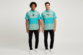 Chemise bleu 2 bandes tapa