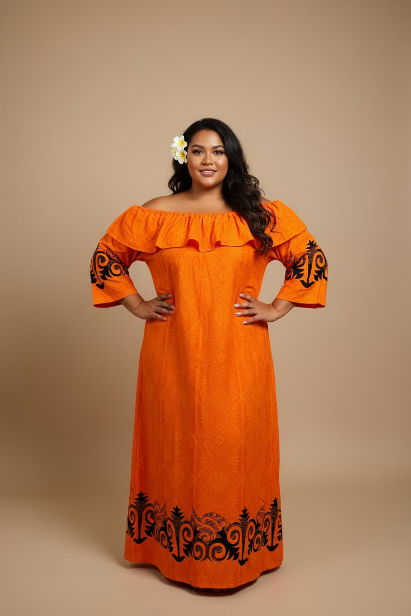 Robe orange tapa