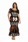 Robe longue tapa